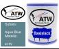 Preview: Subaru, Aqua Blue Metallic, 47W: 1L Lackdose, von ATW Autoteile West.